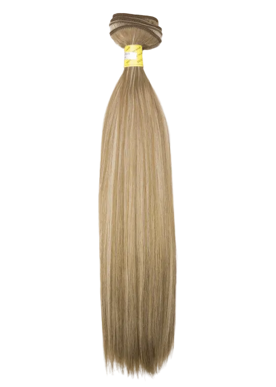 14" Machine Tied Weft - Silky Straight