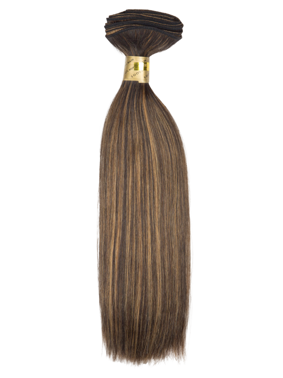 14" Machine Tied Weft - Textured Straight