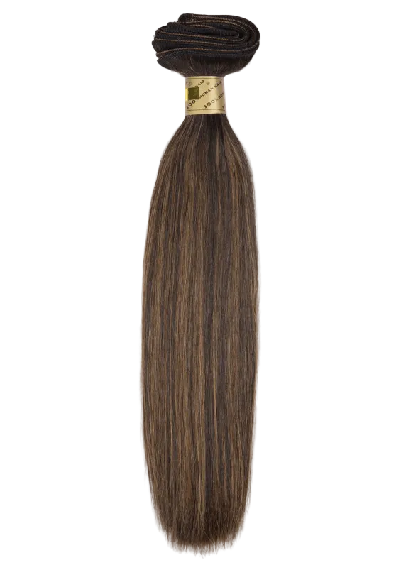 16" Machine Tied Weft - Silky Straight