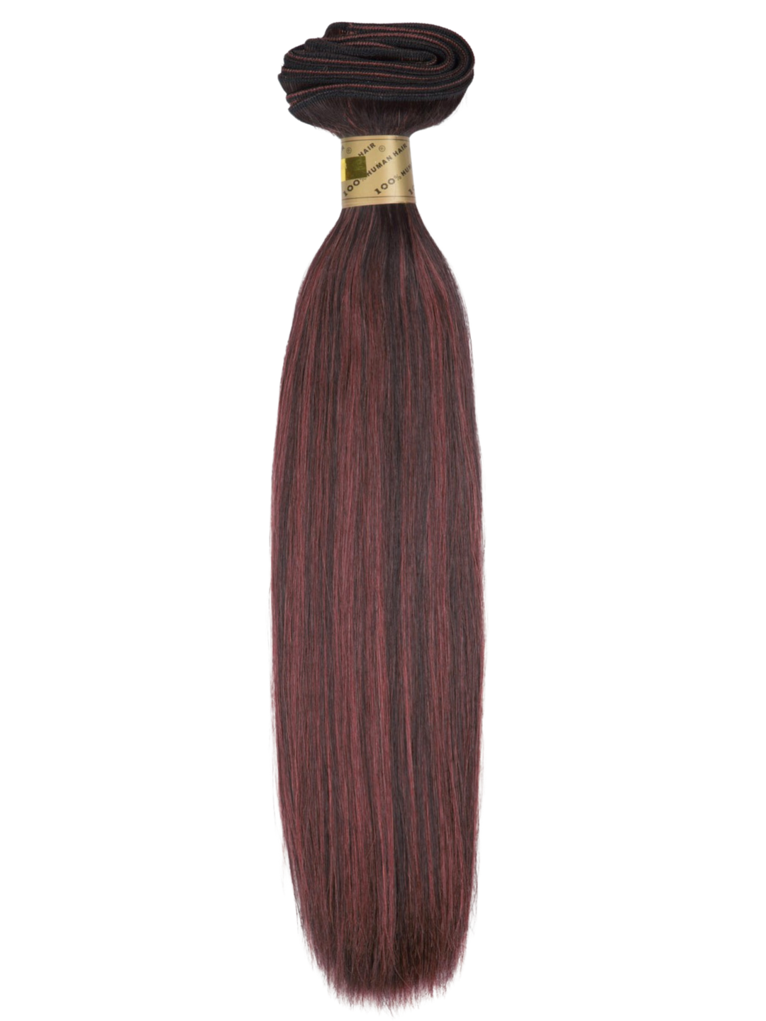 18" Machine Tied Weft - Textured Velvet Straight