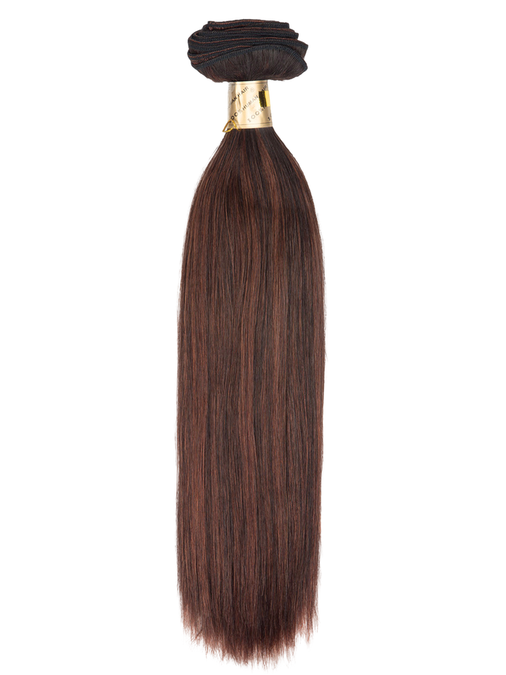 16" Machine Tied Weft - Silky Straight - Half Pack