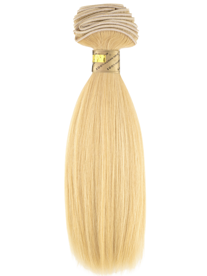12" Machine Tied Weft - Silky Straight