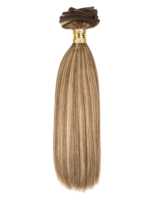 16" Machine Tied Weft - Silky Straight