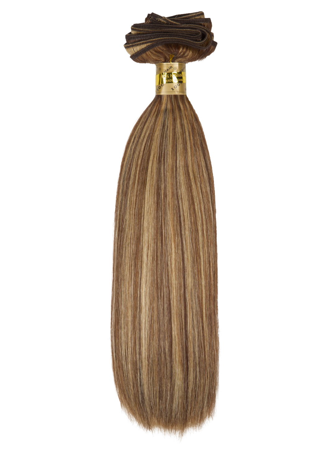 16" Machine Tied Weft - Silky Straight