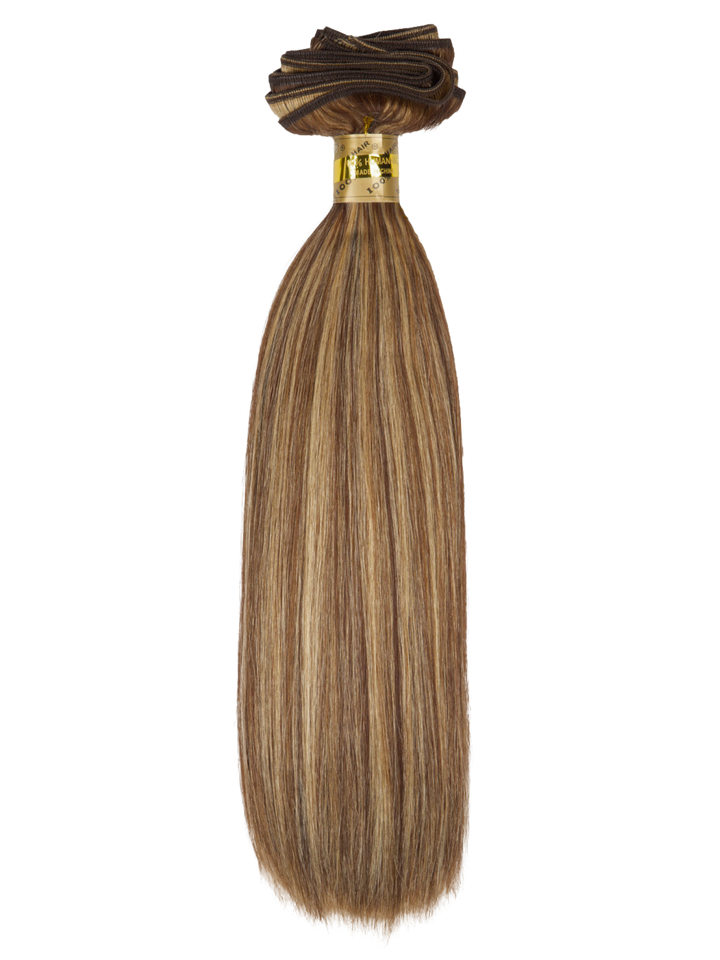 14" Machine Tied Weft - Silky Straight