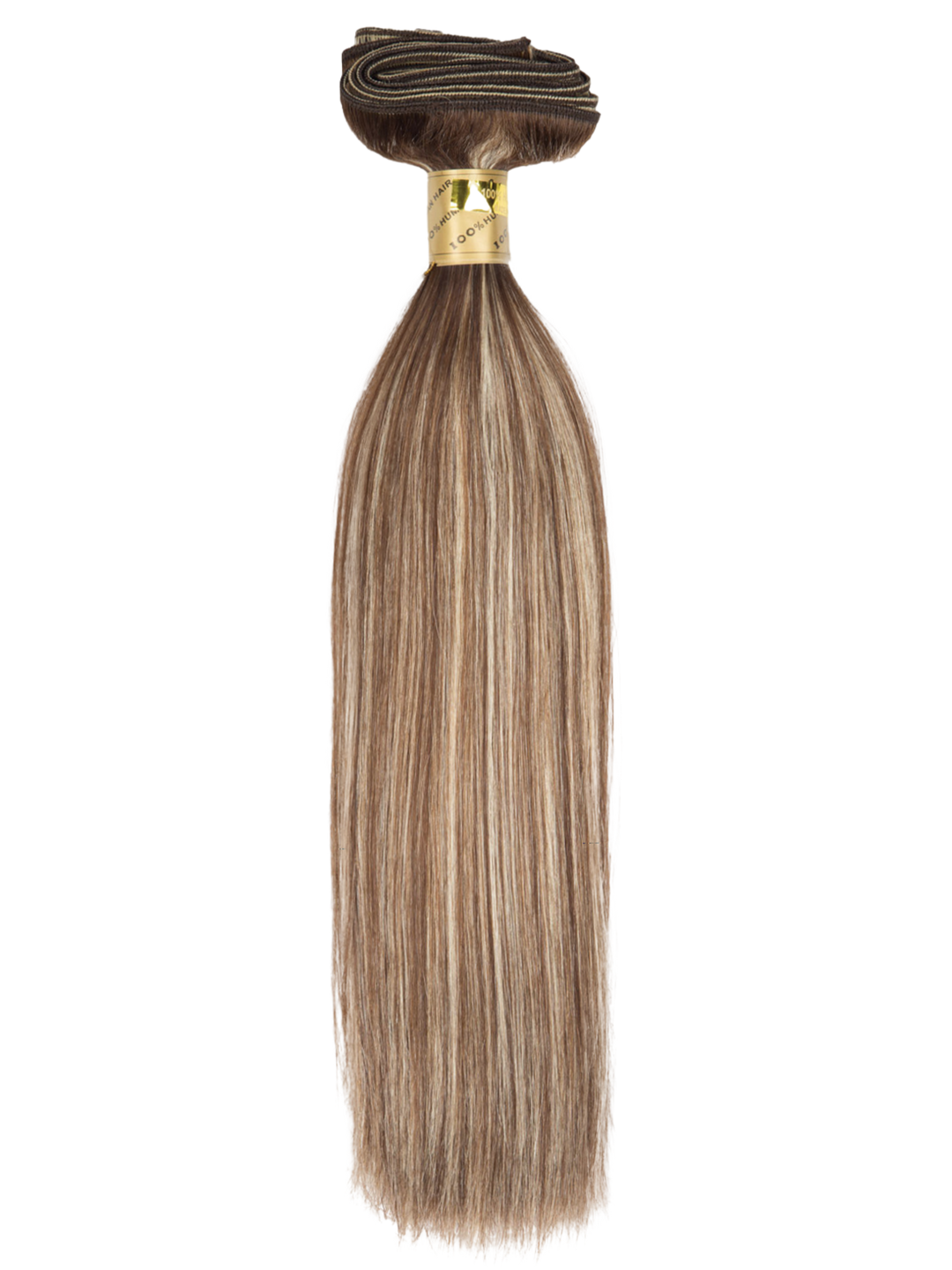 12" Machine Tied Weft - Silky Straight