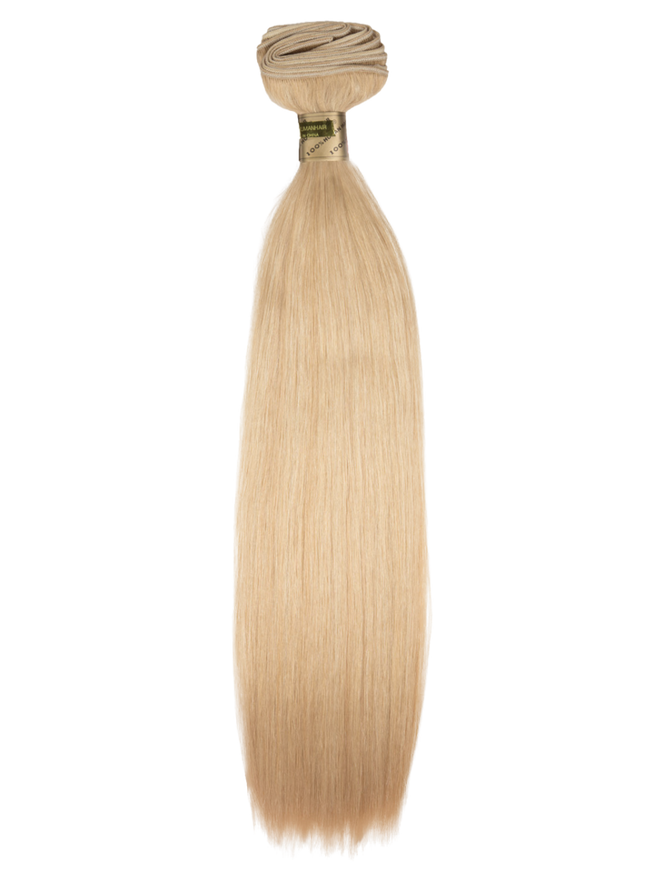 16" Machine Tied Weft - Silky Straight - Half Pack