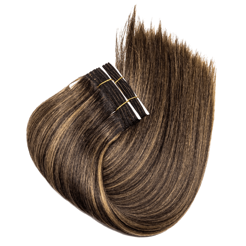 Bohyme Classic Machine Tied Weft - Platinum Yaki - Thickest Straight - Simply Hair Co.