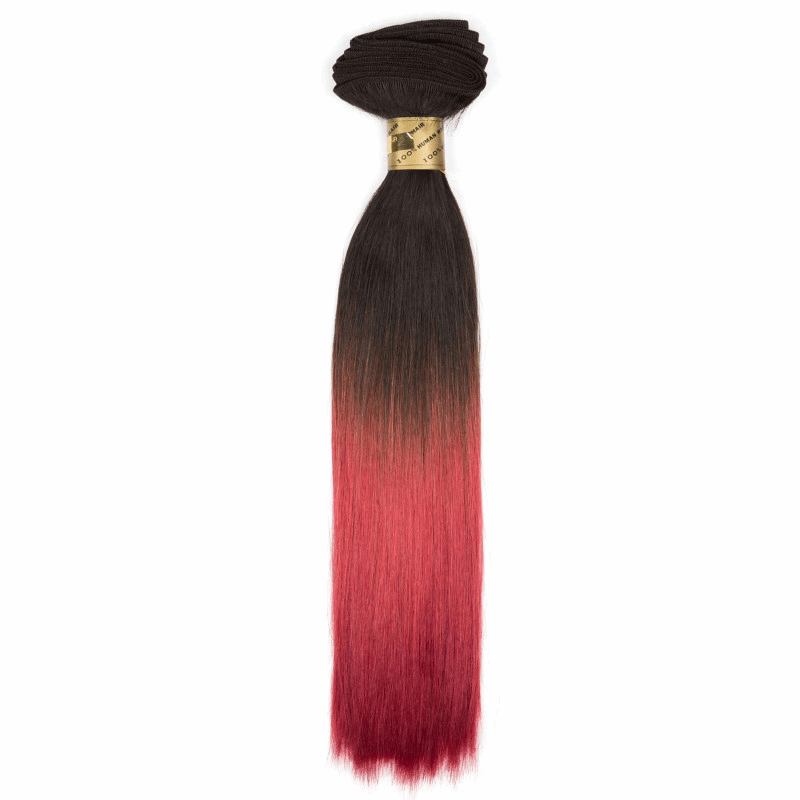 14" Machine Tied Weft - Silky Straight