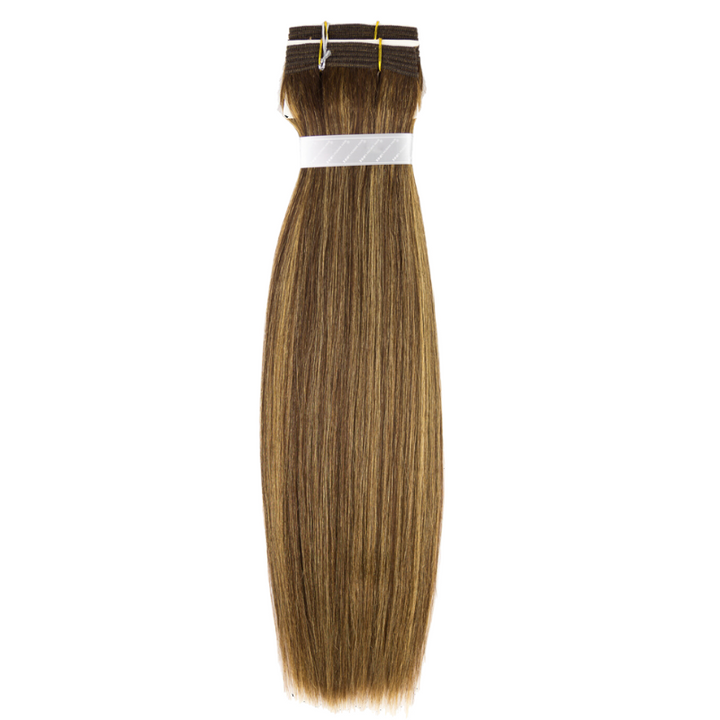 18" Machine Tied Weft - Textured Velvet Straight