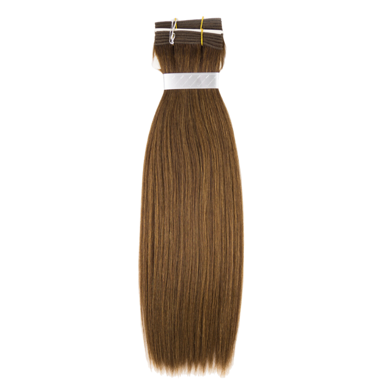 12" Machine Tied Weft - Textured Velvet Straight