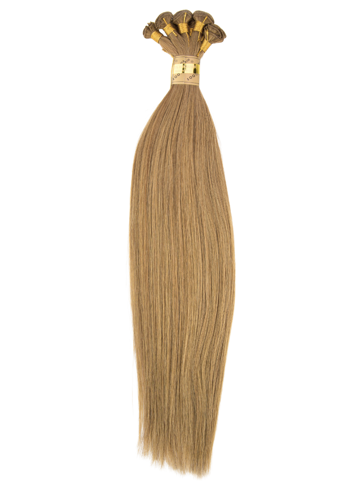 18" Hand Tied Weft - Silky Straight - Individual Weft