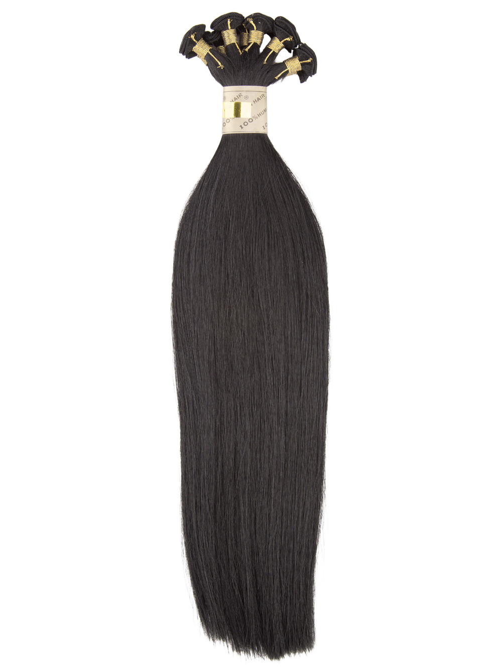 Bohyme Luxe 18"" Individual Hand Tied Weft - Silky Straight - Color 1