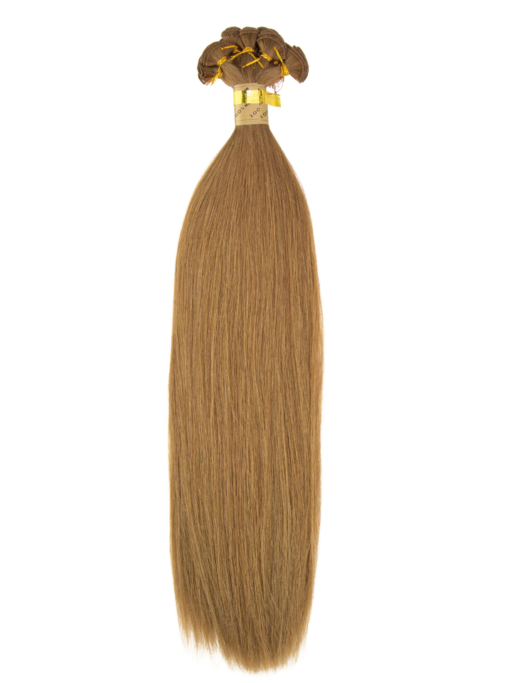 18" Hand Tied Weft - Silky Straight - Individual Weft