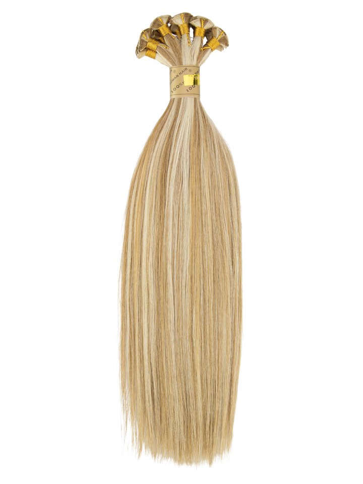 18" Hand Tied Weft - Silky Straight - Individual Weft