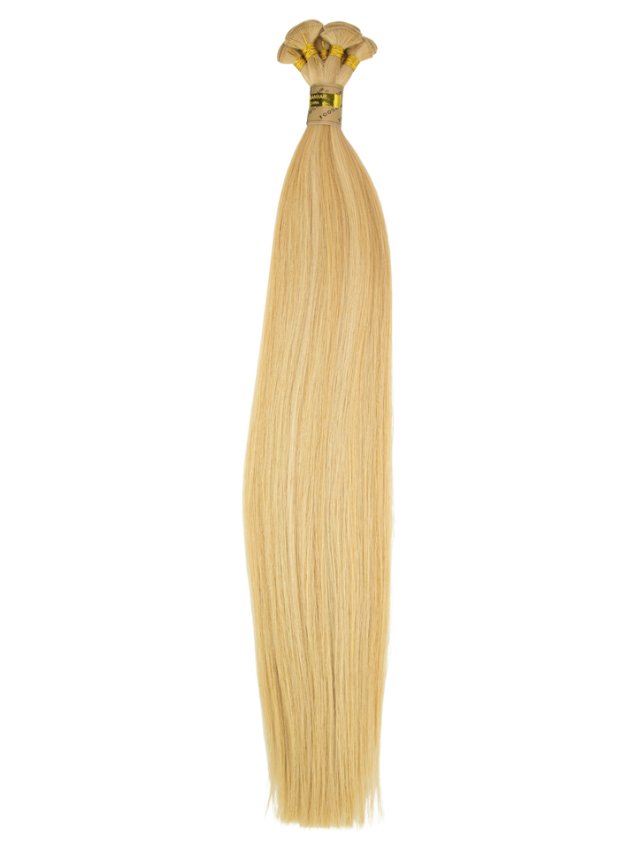 18" Hand Tied Weft - Silky Straight - Individual Weft
