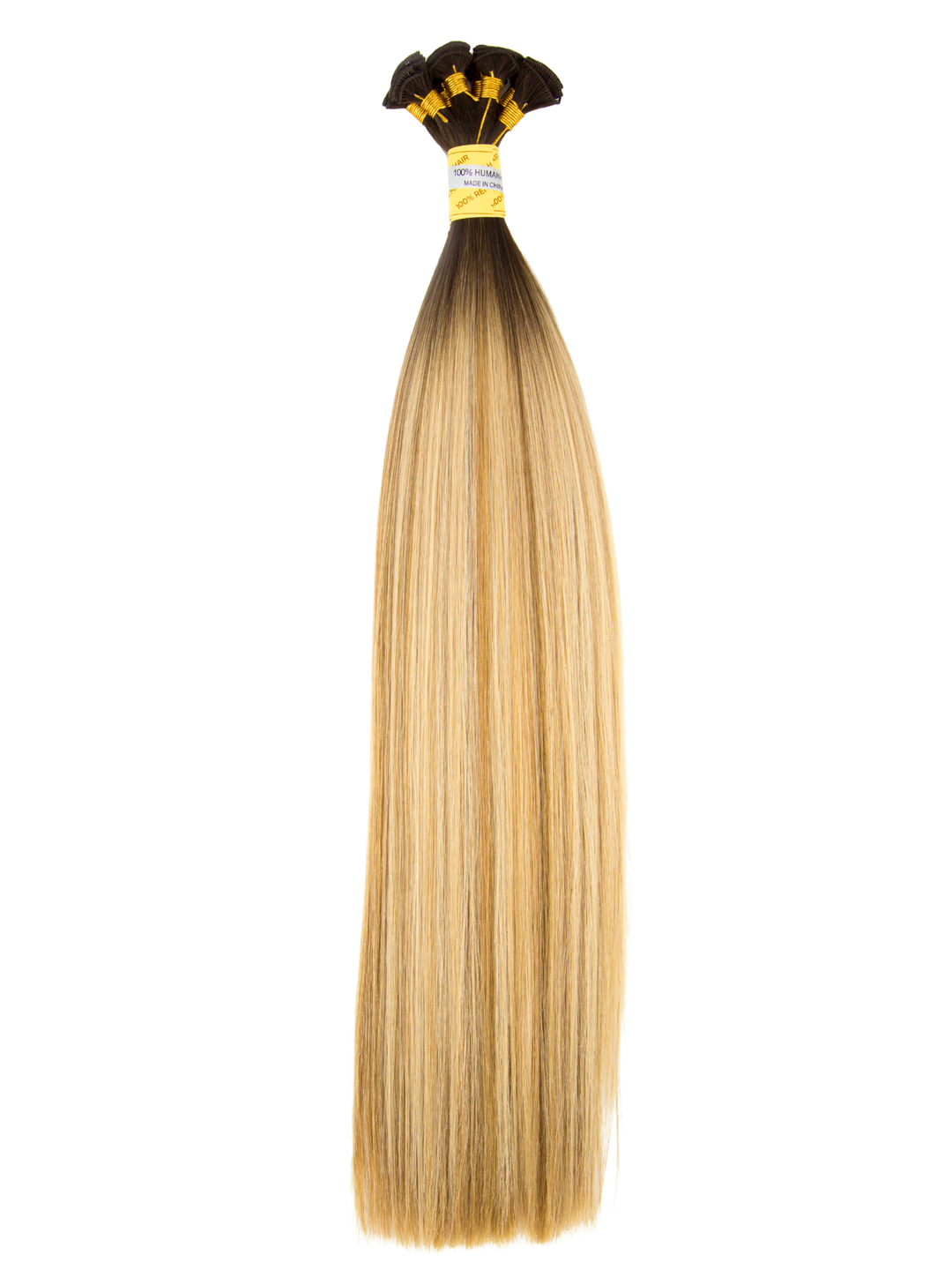 18" Hand Tied Weft - Silky Straight - Individual Weft