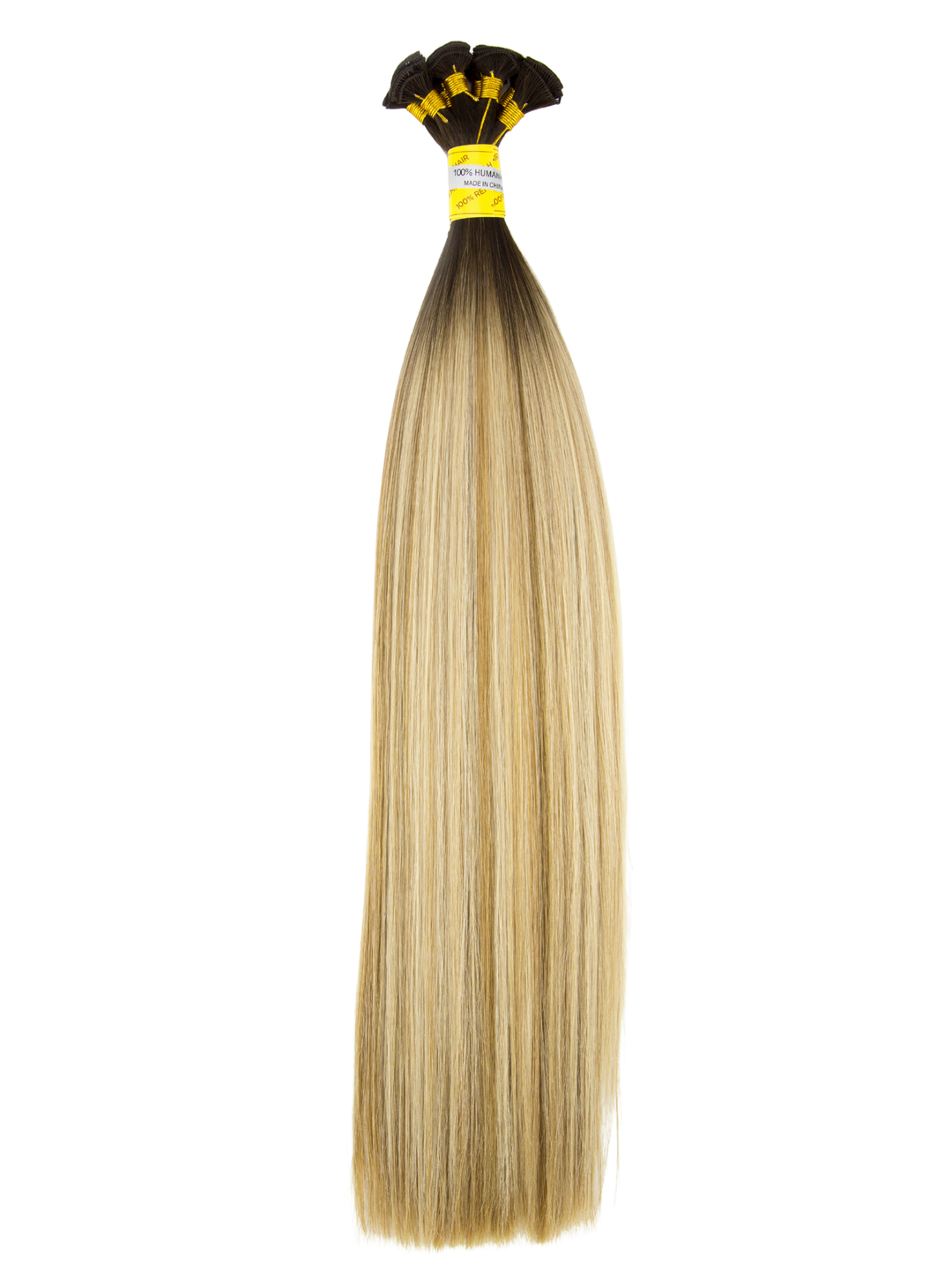 18" Hand Tied Weft - Silky Straight - Individual Weft