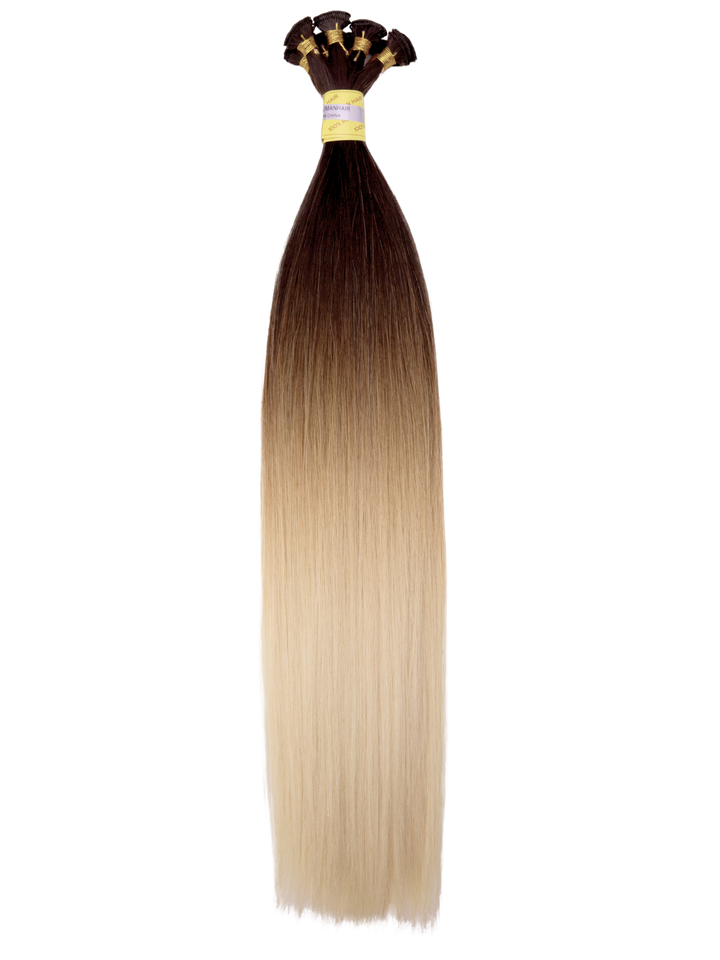 18" Hand Tied Weft - Silky Straight - Individual Weft
