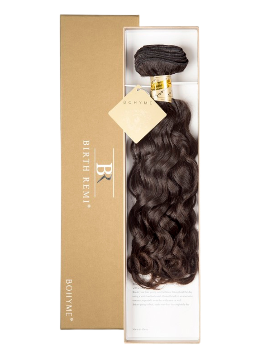 Bohyme Birth Remi Machine Tied Weft - Textured Natural Curl