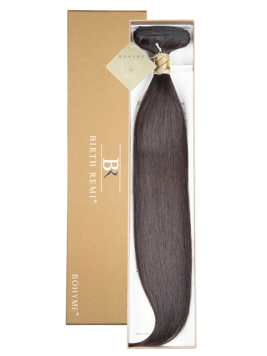 Bohyme Birth Remi Machine Tied Weft - Textured Silky Straight