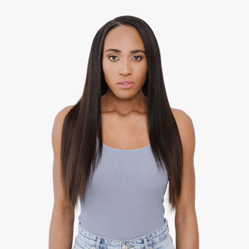 Bohyme Classic Machine Tied Weft - Platinum Yaki - Thickest Straight - Simply Hair Co.