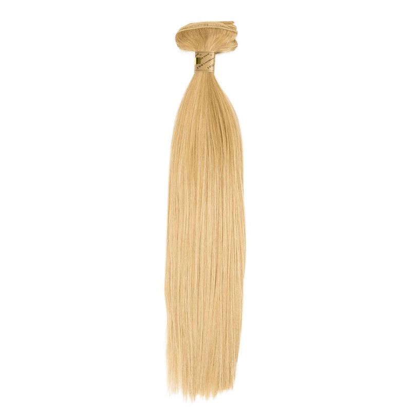 14" Machine Tied Weft - Silky Straight