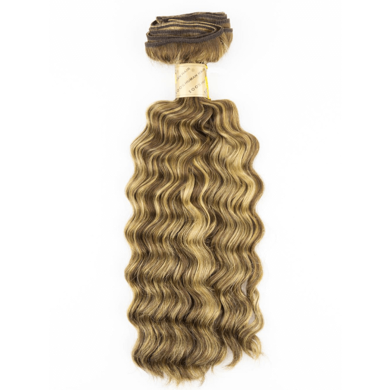 14" Machine Tied Weft - Deep Wave