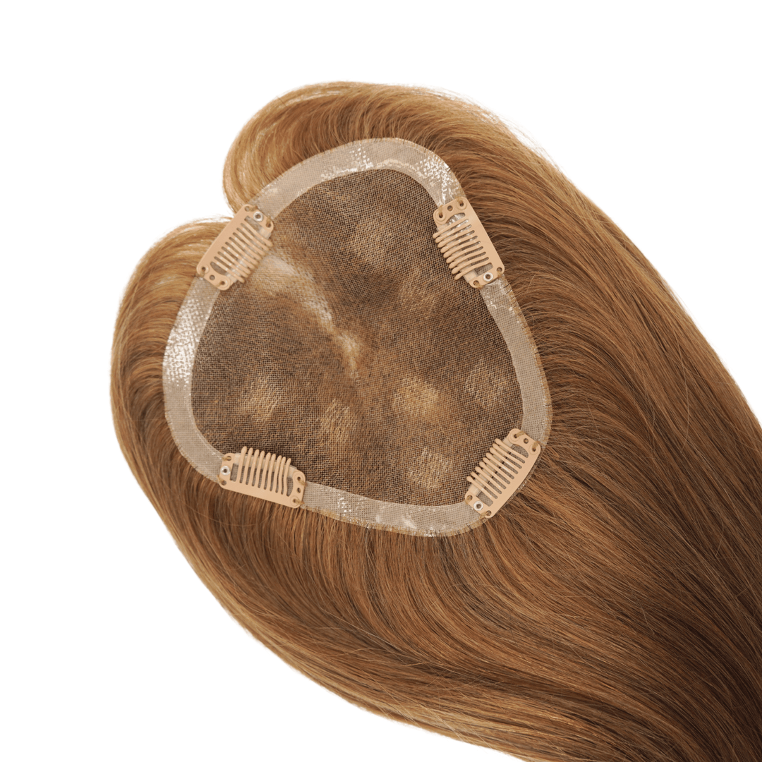 Bohyme 14" Bohyme Classic - Hand Tied Top Piece - Straight - Simply Hair Co.