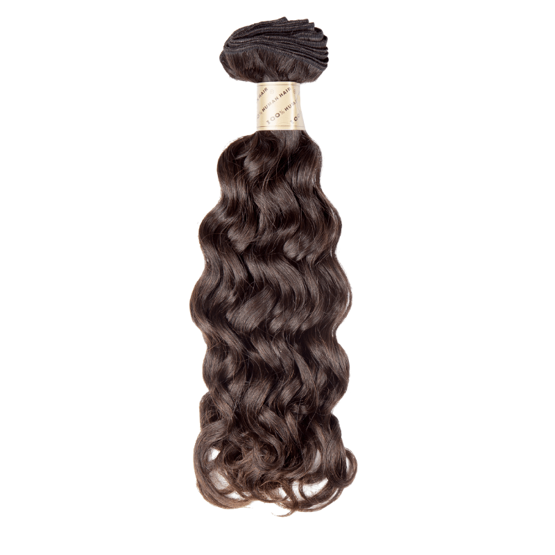 18" Machine Tied Weft - Natural Curl