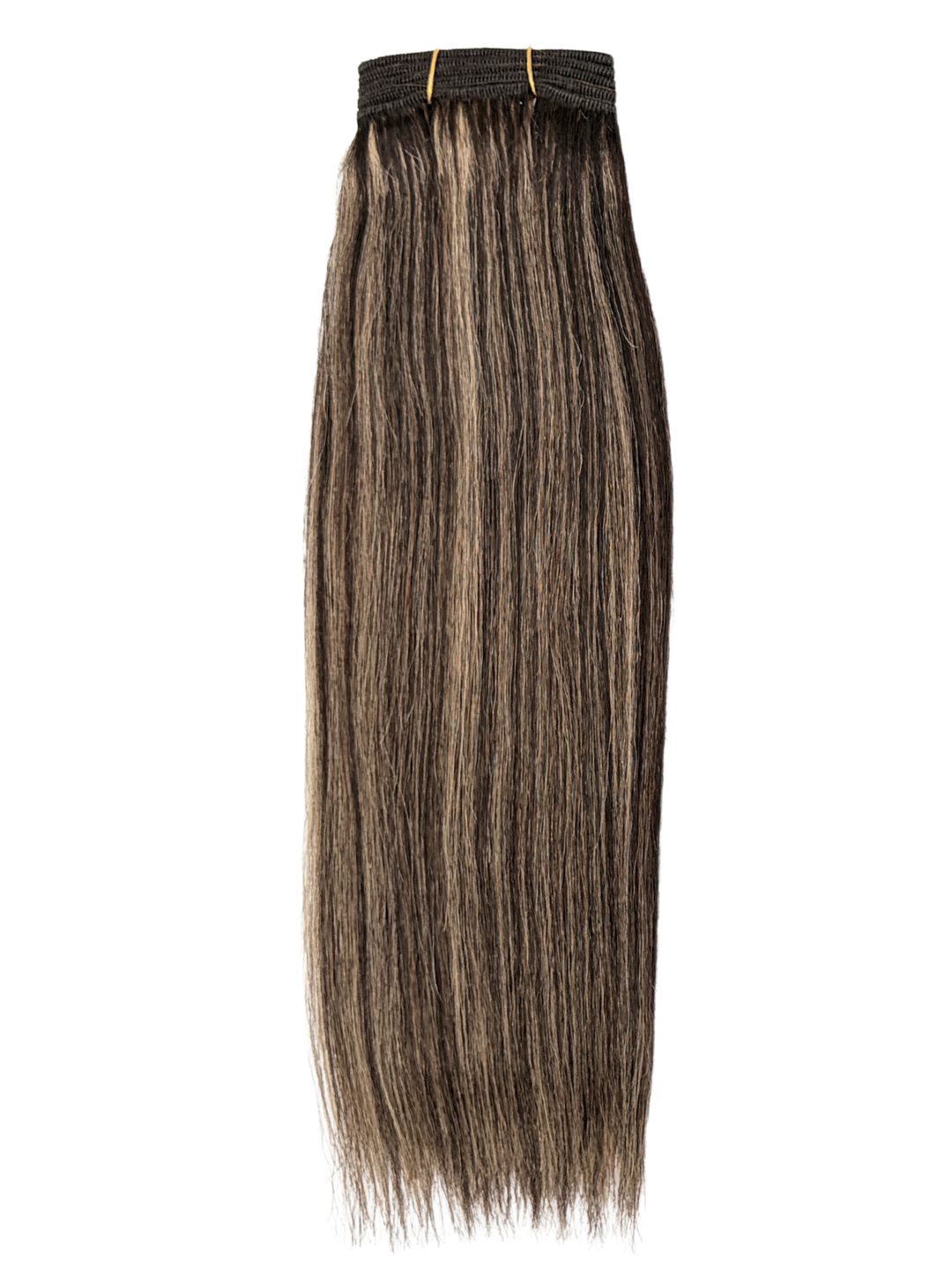 16" Machine Tied Weft - Platinum Yaki - Thickest Straight