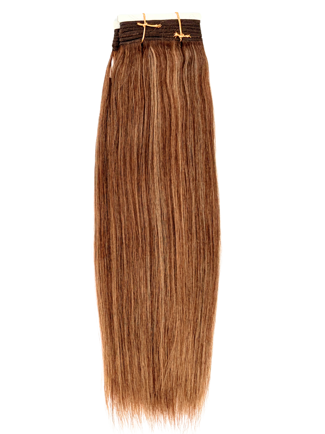 16" Machine Tied Weft - Platinum Yaki - Thickest Straight