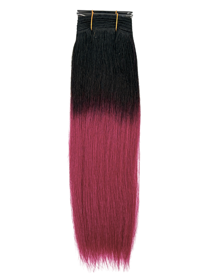 14" Machine Tied Weft - Textured Straight