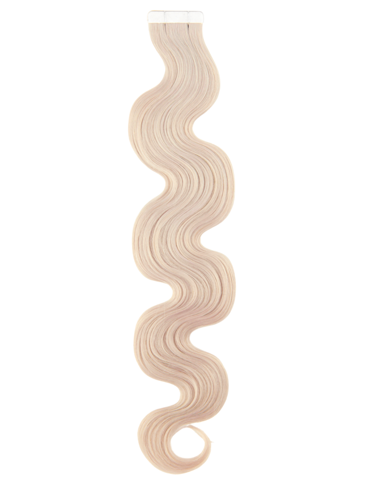22" Bohyme Essential Tape Ins Body Wave Color GREY BLONDE